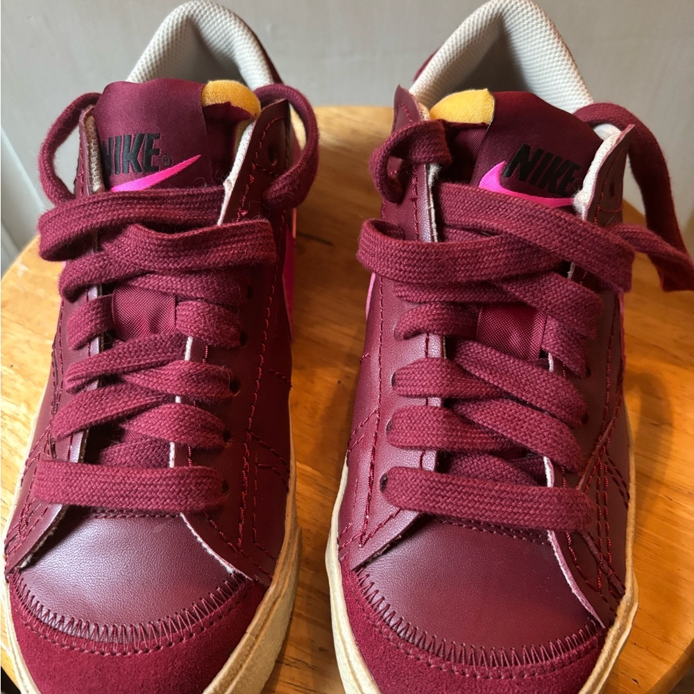 Nike Blazer Low Jumbo. Women’s team red and prime pink. Size 8.5. Like new.